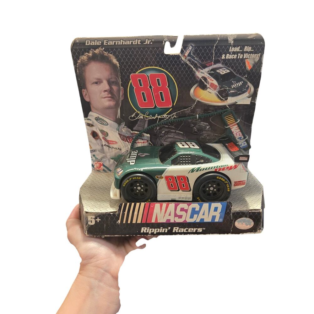 NASCAR Rippin' Racers Dale Earnhardt Jr #88 Amp Mountain Dew Toy Car New